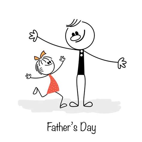 Happy Father Day Drawings Illustrations Royalty Free