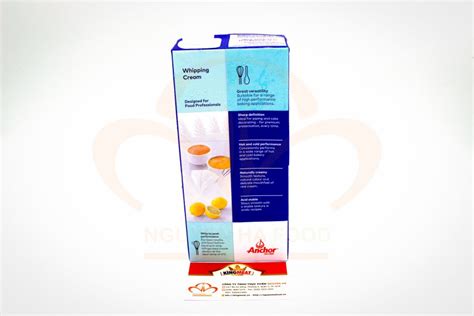 Anchor has been around for over 128 years. KEM SỮA TƯƠI ANCHOR - ANCHOR WHIPPING CREAM - HỘP 1 L