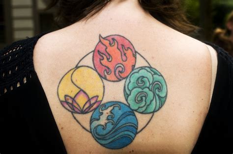 Tatuaje Cuatro Elementos Tatuajes Para Mujeres