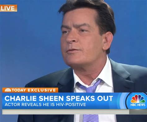 Charlie Sheen Announces He Is Hiv Positive