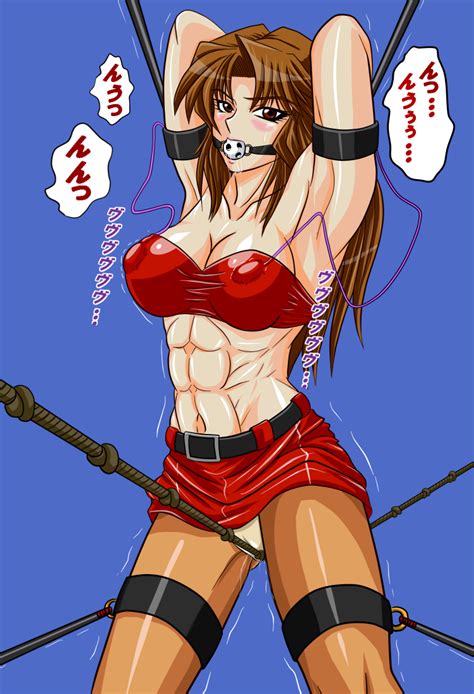 Taroimo 00120014 Blaze Fielding Sega Streets Of Rage 1girl Abs Armpits Arms Behind Head