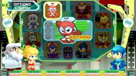 Mega Man Powered Up Stage Select Youtube