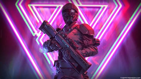 4k Gaming Neon Wallpapers Top Free 4k Gaming Neon Backgrounds