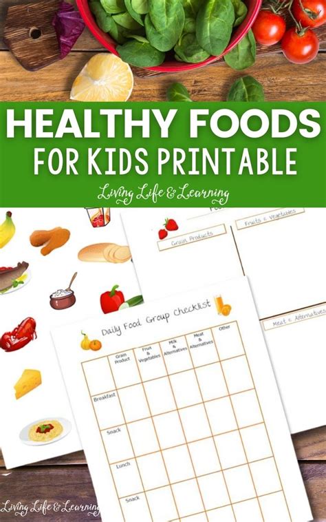 Healthy Foods Pictures Printable