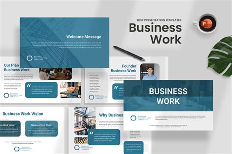 Business Work Powerpoint Template Graphic By Qrdesignstd · Creative