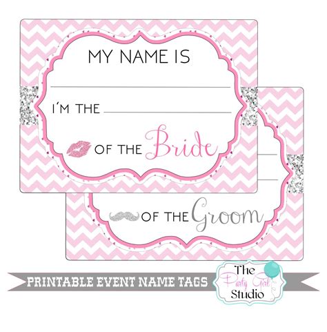 3 filling out address information. Printable Name Tags/Event/Wedding/Engagement/Party ...