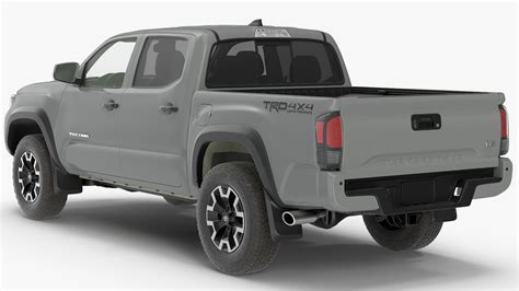 Toyota Tacoma Trd Off Road Cement Grey 2021 3d Model 129 3ds Blend