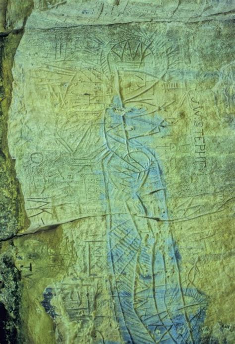Petroglyphs From The Cave Hollow Site 14ew33 Kansas Memory Kansas