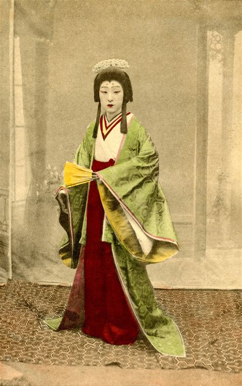 This is the heian period, in which many features of japan's unique. Kabuki - Heian Period Court Lady 1910s | Under magnification… | Flickr