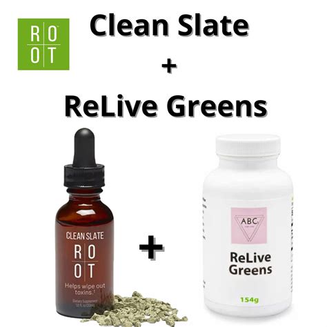 Root Clean Slate Relive Greens Delivered Immediately Etsy Clean