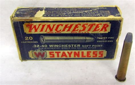 40 Rds Winchester 32 40 Win Ammo