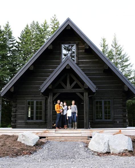 We did not find results for: Black log cabin exterior - modern cottage design in 2020 ...