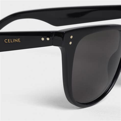 black frame 09 sunglasses in acetate celine official website