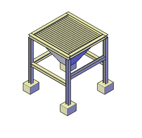 D Cad Industrial Hopper Cadblocksfree Thousands Of Free Cad Blocks