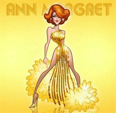 Anne Margret Cartoon Art Caricature Drawing Celebrity Drawings