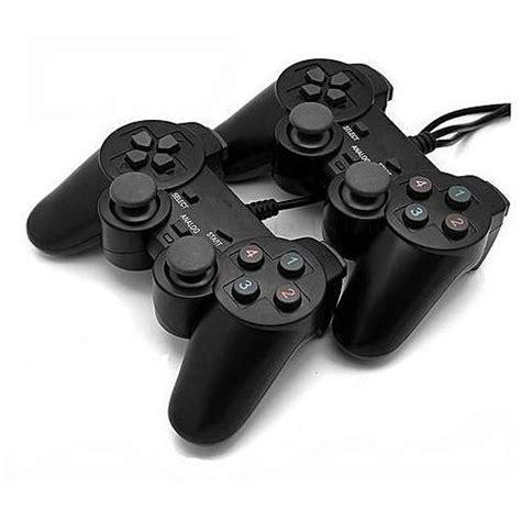 Shop Twin Usb Gamepad Double Shock Controller Joystick For Pc With