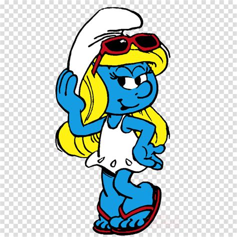 Website Clipart Smurfette Papa Smurf Brainy Smurf Smurfette Beach