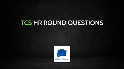 Tcs Hr Interview Questions Part Series Is Available Riset