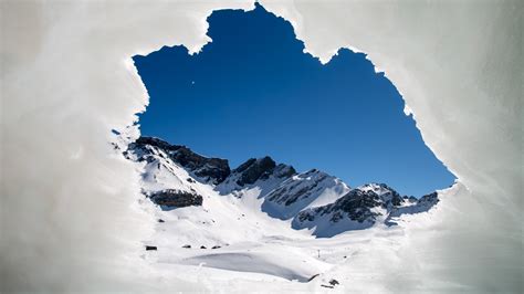 Nature Landscape Mountains Switzerland Alps Winter