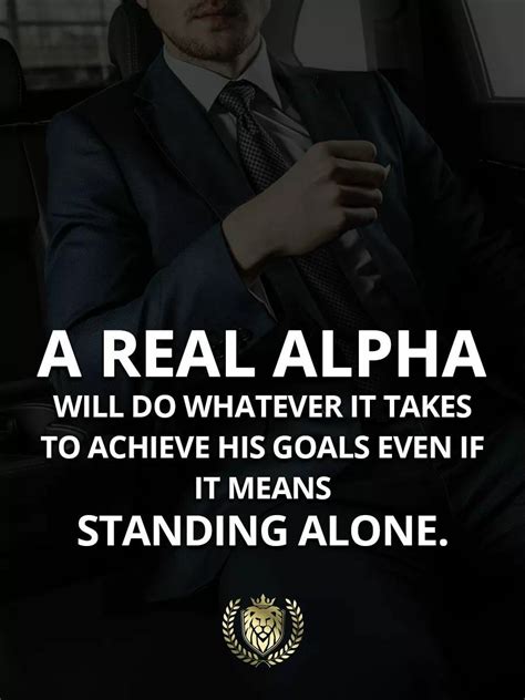 Standing Alone Alpha Male Lovin Achievement Gentleman Fighter