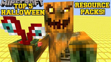 Minecraft Top 5 Best Halloween Resource Packs Youtube