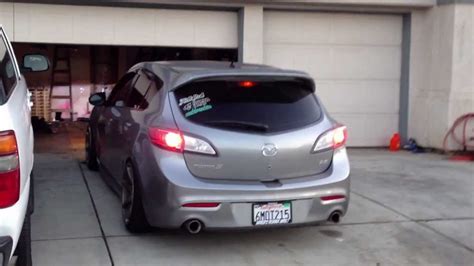 Slammed 2010 Mazda 3 25 Hellaflush Corksport Youtube