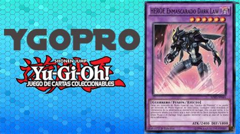 Ygopro the automated dueling system. Yugioh Deck Hero YGO PRO Noviembre 2017 - YouTube