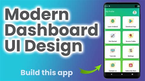 Modern Dashboard Ui Design Android Studio Tutorial Youtube