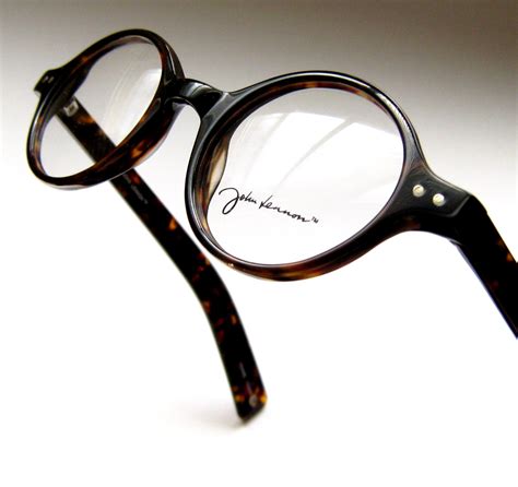 John Lennon Eyewear This Style Is Called Boogie Black Or Tortoise Round Eyeglass Frames With