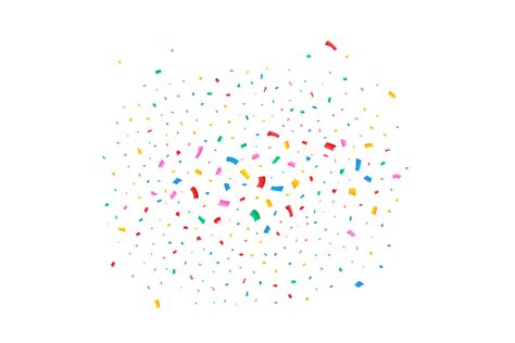 Colorful Confetti Explosion Illustration Graphic By Iftidigital