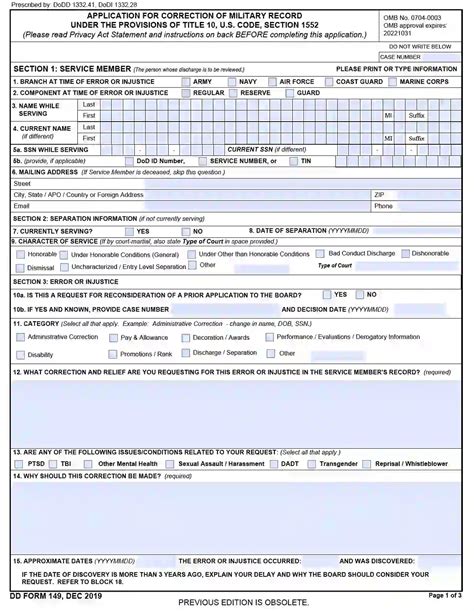 Dd Form 149 ≡ Fill Out Printable Pdf Forms Online