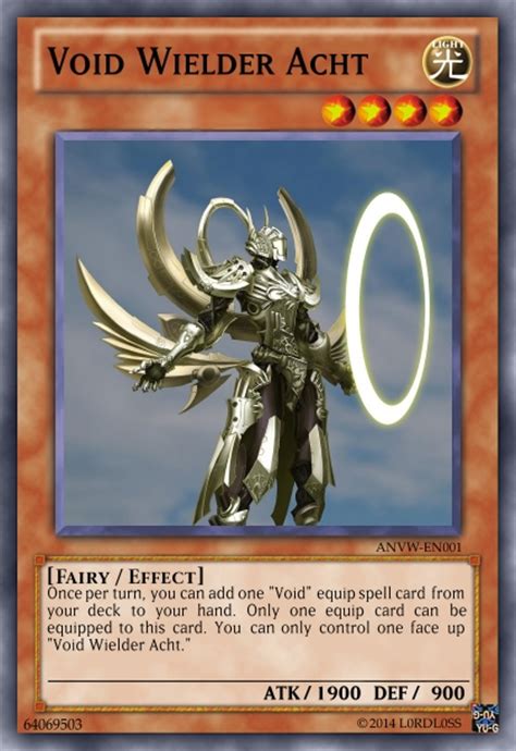 Equip spell cards are a type of equip card; ~Void Archetype~ - Advanced Multiples - Yugioh Card Maker Forum