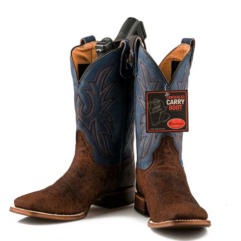 Mens Roper Sting Concealed Carry Boots Handcrafted Boots Western