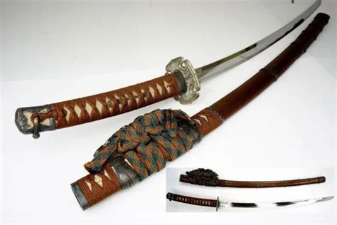Gorgeous Tachi Antique Japanese Samurai Tachi Katana Long Sword In Art