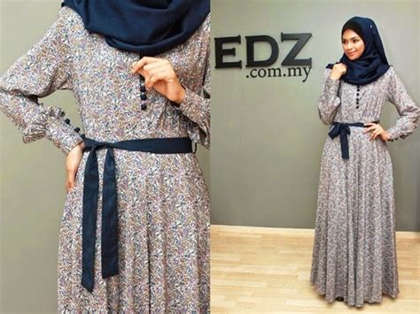 Jubah dress muslimah seringkali dikenakan wanita muslimah untuk menghadiri berbagai acara. Fesyen Baju Raya Terkini | Blog Sihatimerahjambu