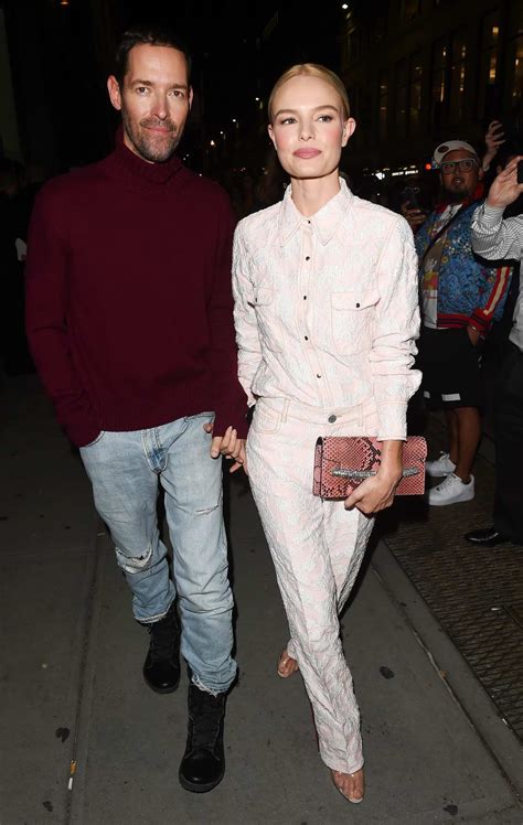 Kate Bosworth With Husband Michael Polish At The Calvin Klein Show