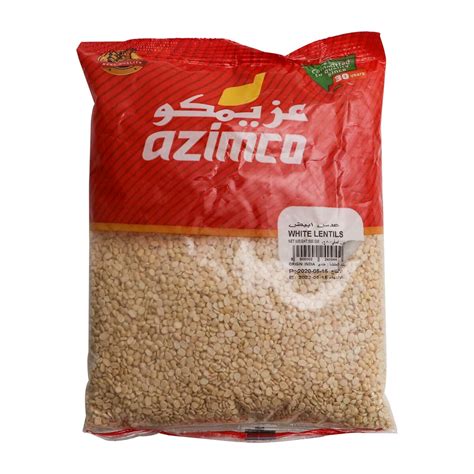 Azimco White Lentils 500g Online At Best Price Flour Lulu Ksa Price In Saudi Arabia Lulu