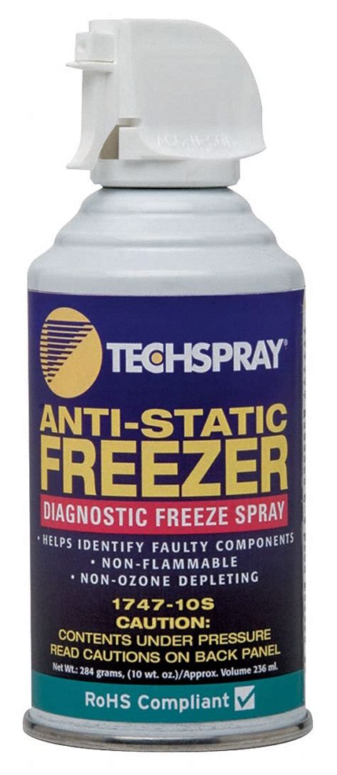 Techspray Anti Static Freeze Spray 19yy651747 10s Grainger
