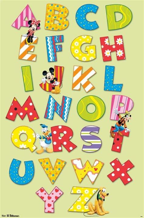 Disney Printable Alphabet Letters Mickey Mouse Tears Mickey Mouse