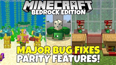 Mojang Fixed Dozens More Major Bugs In Minecraft Bedrock Part 2 1