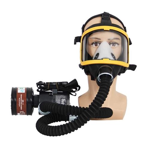 electric constant flow supplied air fed full face gas mask respirator system fda tested