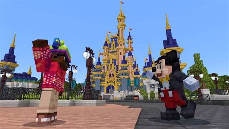 Updated Minecraft Magic Kingdom Brings Disney To Minecraft Today