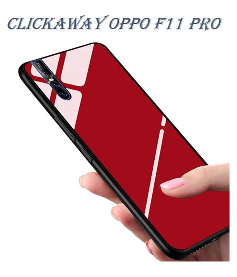 Oppo F11 Pro Mirror Back Covers Clickaway Red Original Luxurious