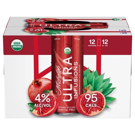 Michelob Ultra Infusions Beer Pomegranate And Agave Publix Super Markets