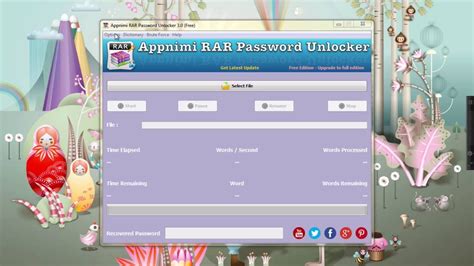 Rar Password Recovery Using Appnimi Rar Password Unlocker Youtube