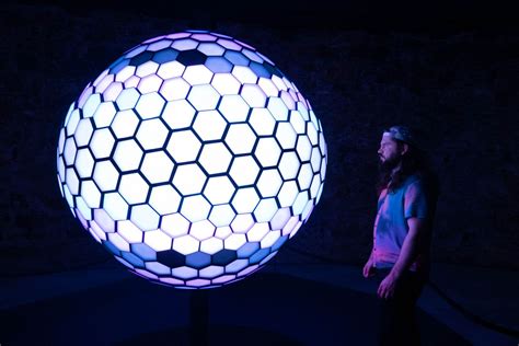 Morph Is A Mesmerising Kinetic Sphere Made Up Of 80000 Led Colourful