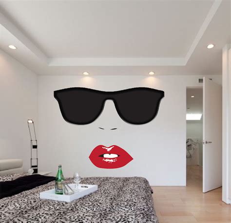 Decals for walls in your house probably a good thing for you. Modern Face Mural Decal - Adult Wall Decal Murals ...