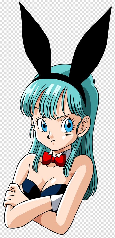 Perfect for any fan of the dragon ball z franchise. Dragonball Z Bulma , Bulma Android 18 Dragon Ball Costume Cosplay, bunny transparent background ...
