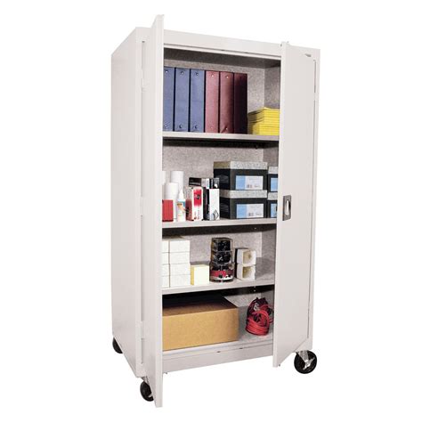 Sandusky Lee® Heavy Duty Mobile Storage Cabinet Carr Mclean