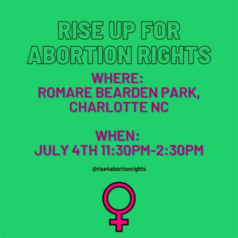 Reproductive Rights Rally July 4th Action Network